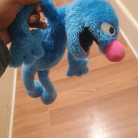 Grover Plush Stuffed Monster Toy Sesame Street Workshop Nanco 2003 17" - Picture 7 of 11